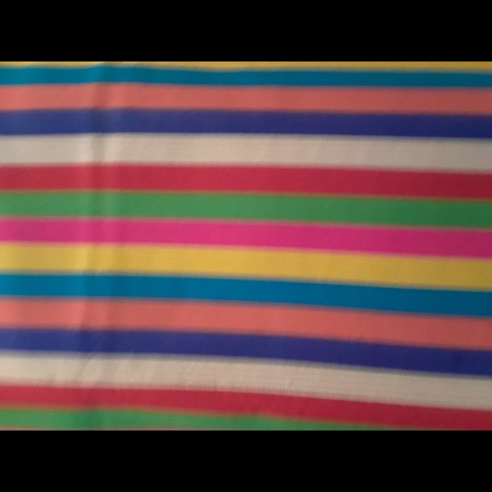 70”x60” striped coverlet
